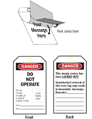 อุปกรณ์ Lockout-Tagout