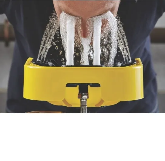 ขั้นตอนการใช้งานอุปกรณ์ชำระล้างฉุกเฉิน (Emergency Shower)