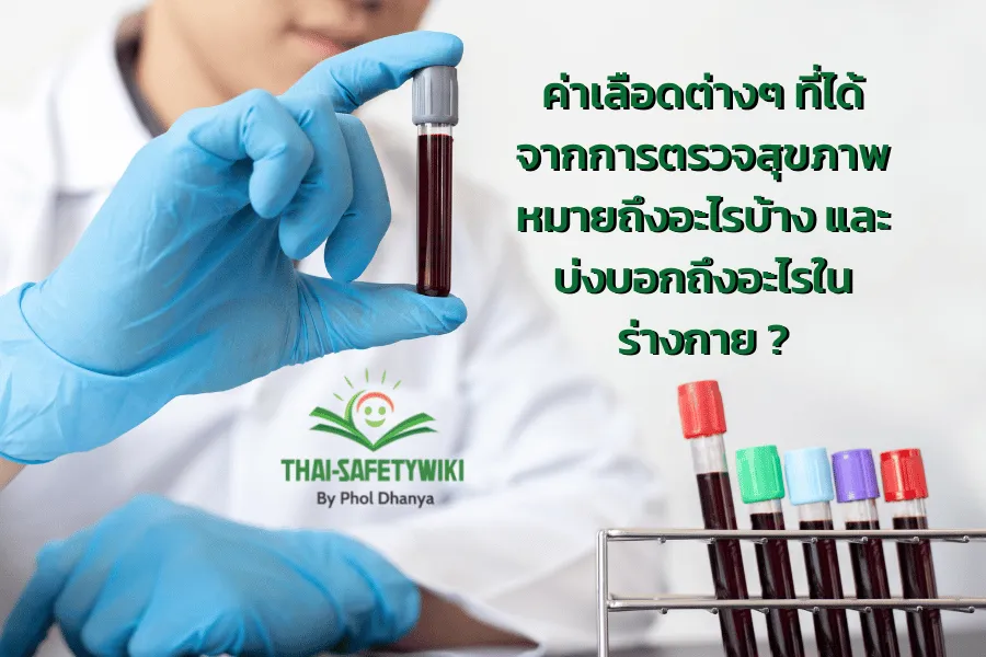 ค่าเลือดต่างๆ ที่ได้จากการตรวจสุขภาพ หมายถึงอะไรบ้าง และบ่งบอกถึงอะไรในร่างกาย