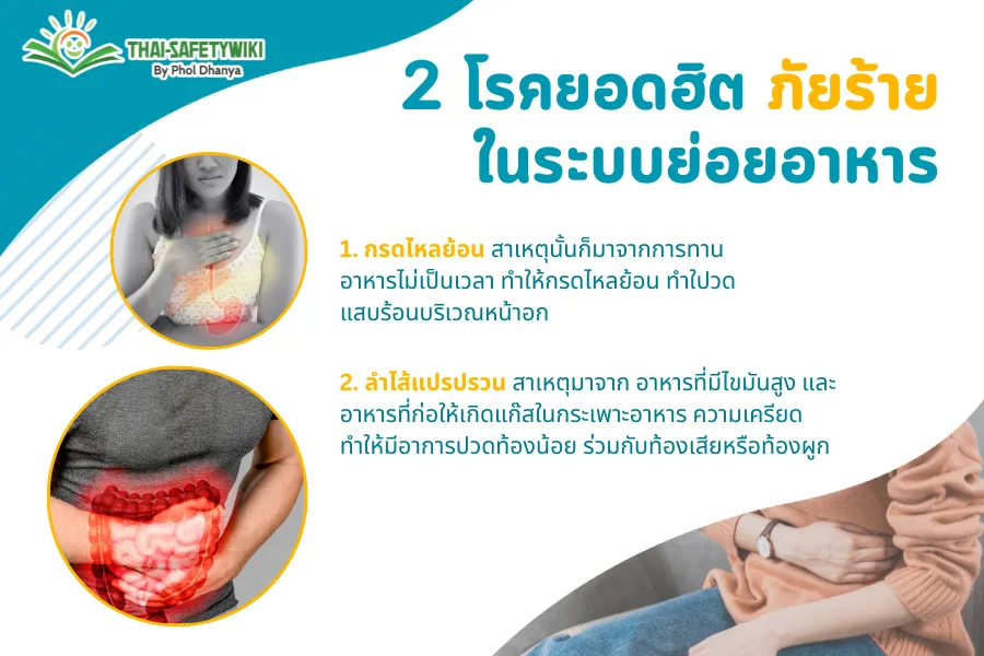 โรคยอดฮิตมนุษย์เงินเดือน กับปัญหาระบบย่อยอาหาร อันตรายกว่าที่คิด