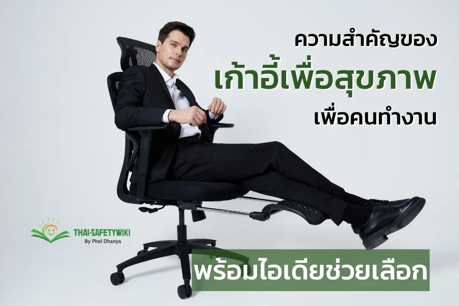 ความสำคัญของเก้าอี้เพื่อสุขภาพ เพื่อคนทำงาน พร้อมไอเดียช่วยเลือก