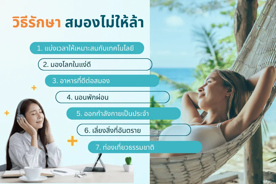 ทำความรู้จักภาวะสมองล้า ในวัยทำงาน